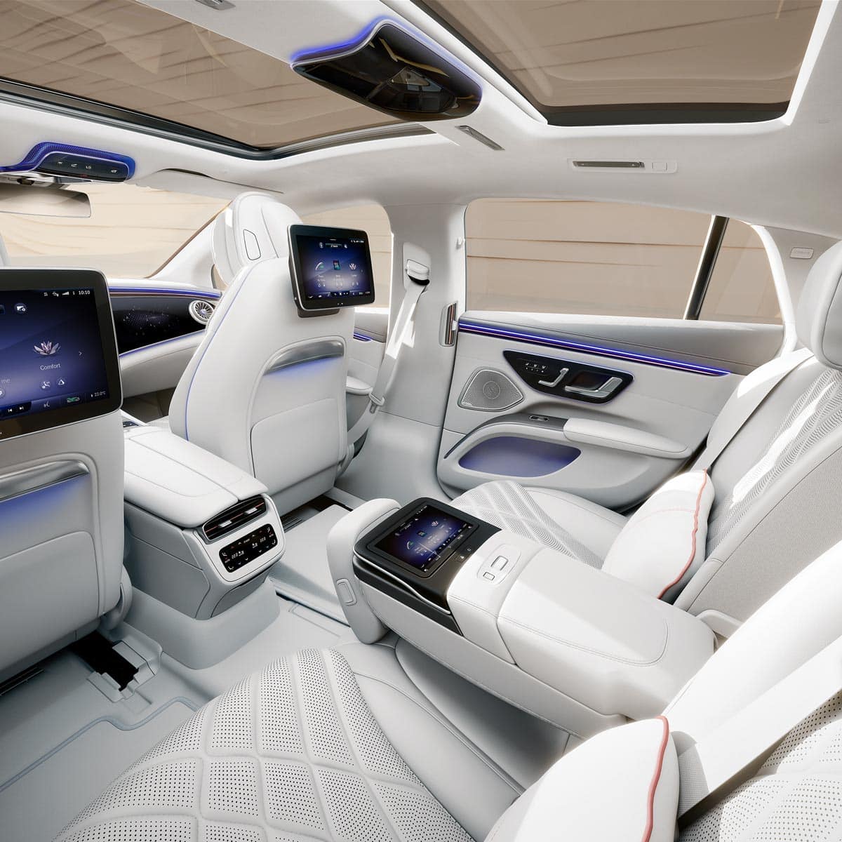 Mercedes-Benz EQS Fondkomort-Paket Plus mit Executive Sitzen