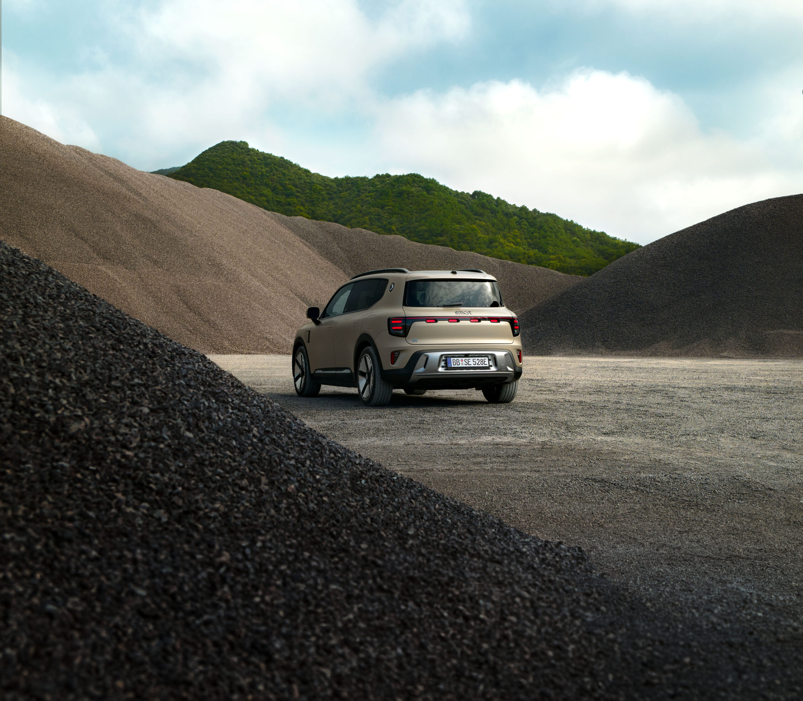 smart #5 SUV Heck.