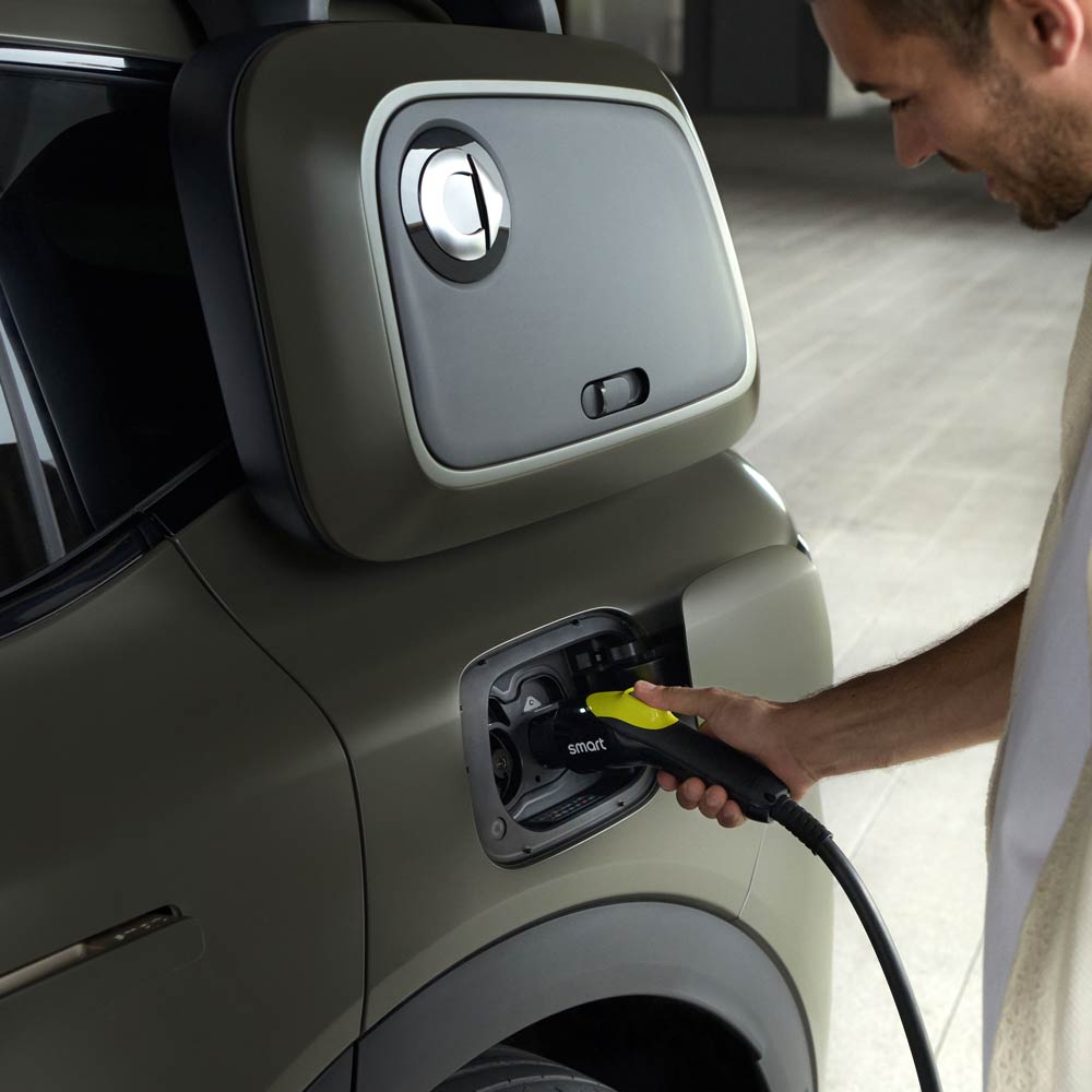 smart #5 SUV Ladevorgang.