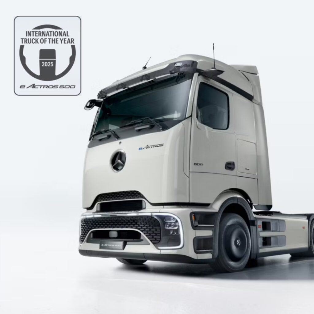 Der neue eActros 600 ist International Truck of the Year 2025