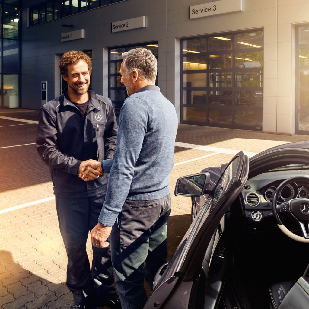 Werkstatt Ersatzfahrzeug bei Mercedes-Benz Herbrand