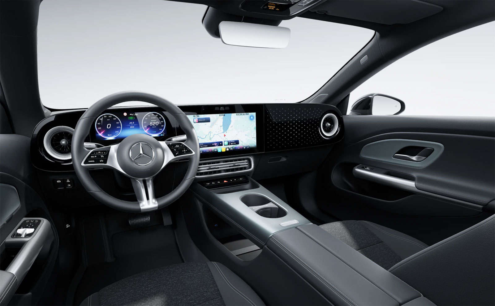 Mercedes-Benz CLA EQ im Business Leasing bei Herbrand Infotainment