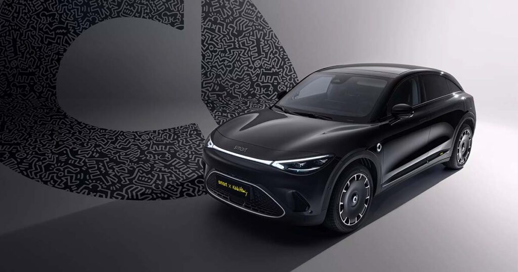 Herbrand smart #3 Keith Haring Limited Edition Seitenansicht