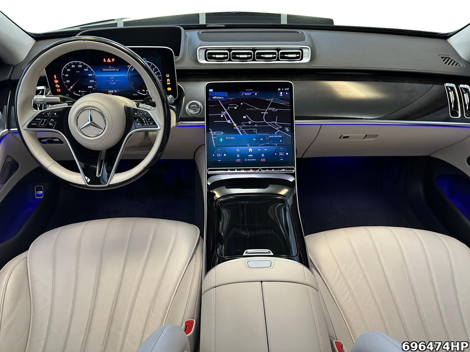 Fahrzeugabbildung Mercedes-Benz S 580 e Limousine lang BURMESTER Pano DISTRONIC