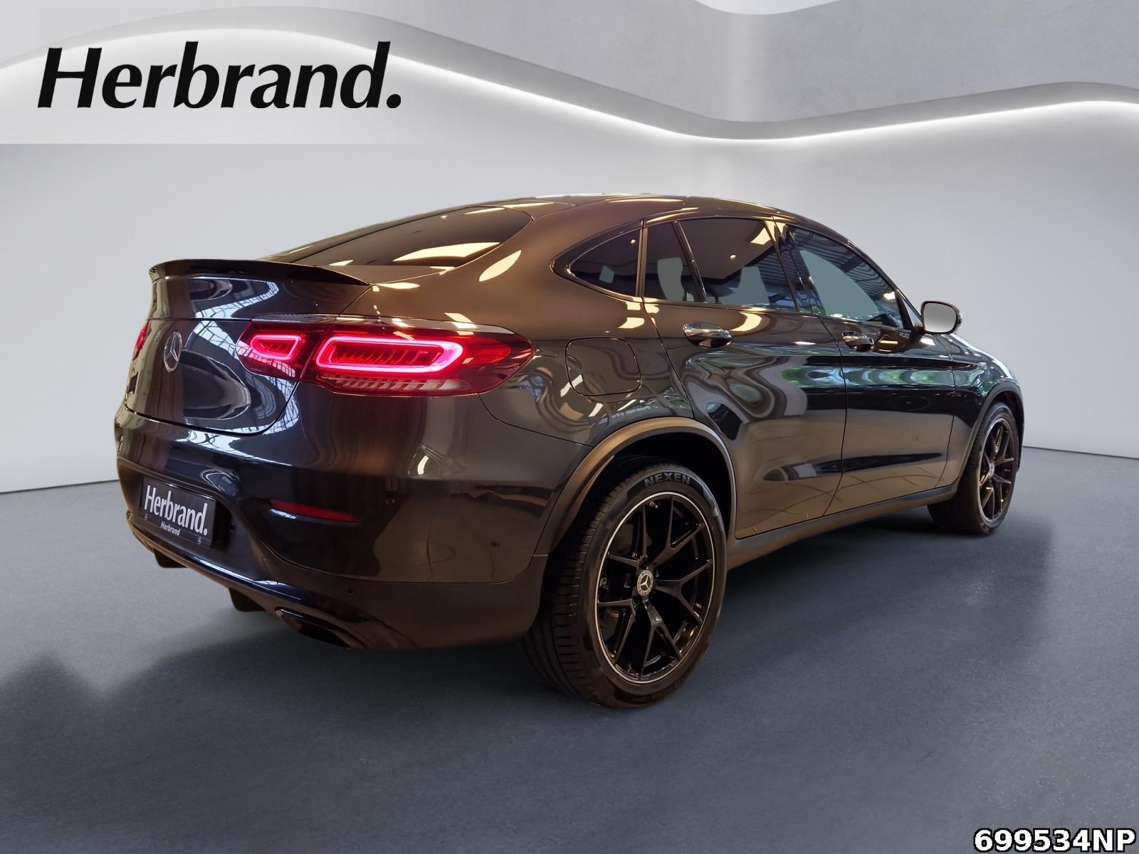Fahrzeugabbildung Mercedes-Benz GLC 400 d 4M Coupé AMG Night AHK Schiebedach 360