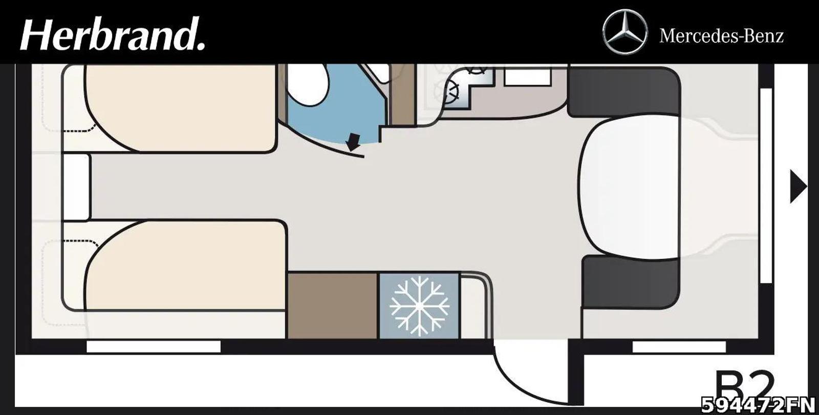 Fahrzeugabbildung Kabe Royal 540 GLE B2 Mover 2026 ATC LiFePo