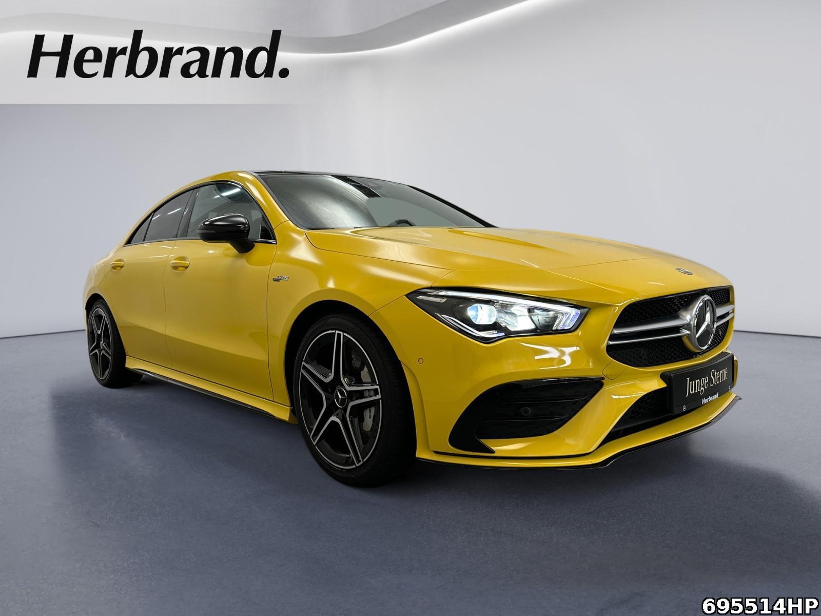 Fahrzeugabbildung Mercedes-Benz CLA 35 AMG 4M Coupé Night Pano Sound Kamera LED
