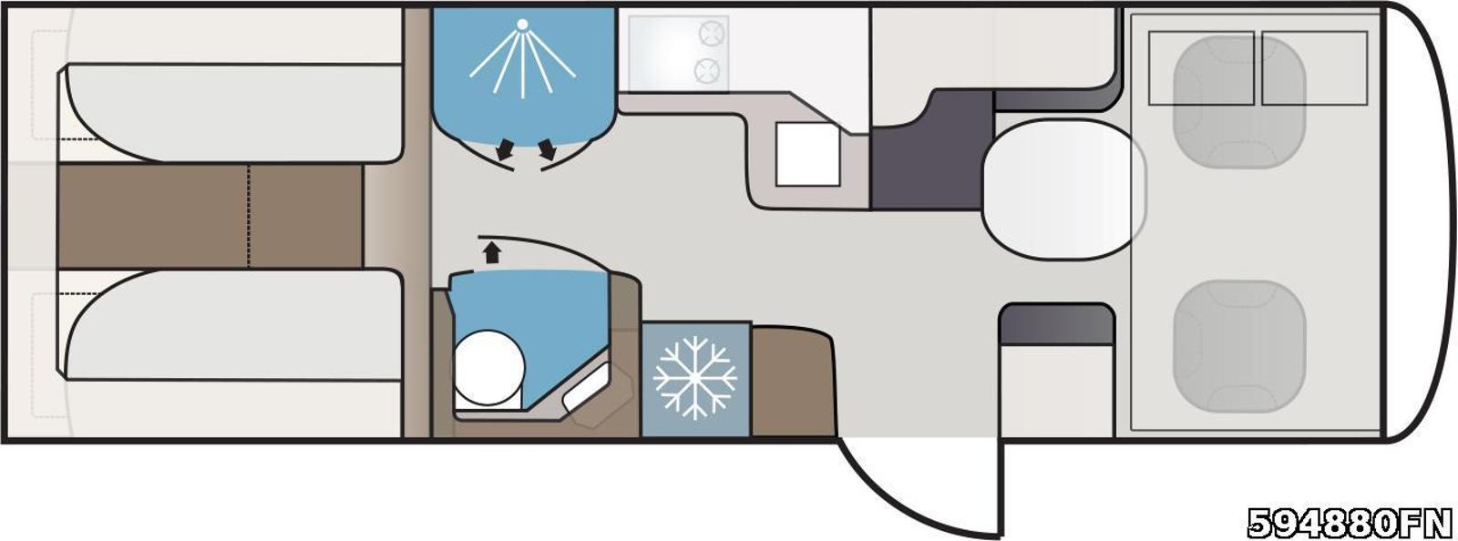 Fahrzeugabbildung Kabe Imperial R i830 / i810 LGB Cinderella Solar AHK