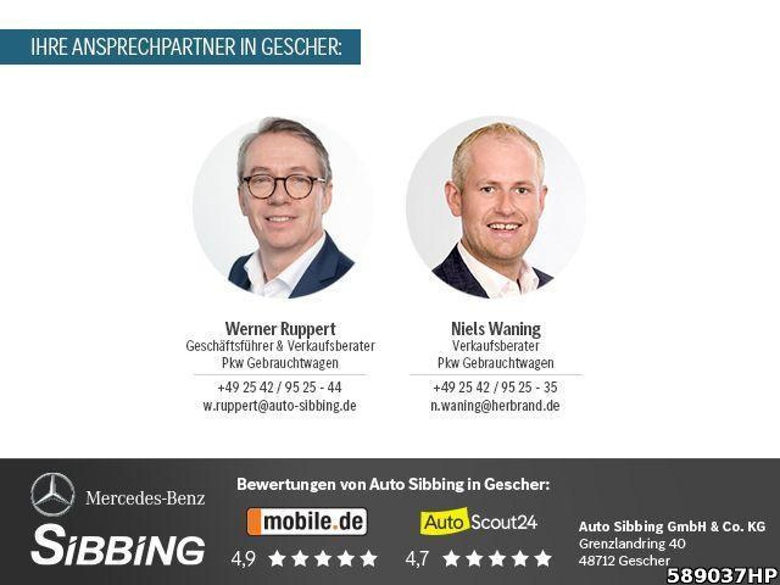 Fahrzeugabbildung Mercedes-Benz A 200 AMG AHK Distronic Sitzhzg Rückfahrkamera.
