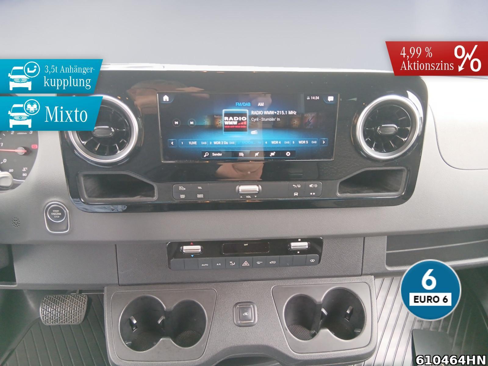 Fahrzeugabbildung Mercedes-Benz Sprinter 319 CDI 6 Zyl Mixto Mixto*7G*LED*Distro