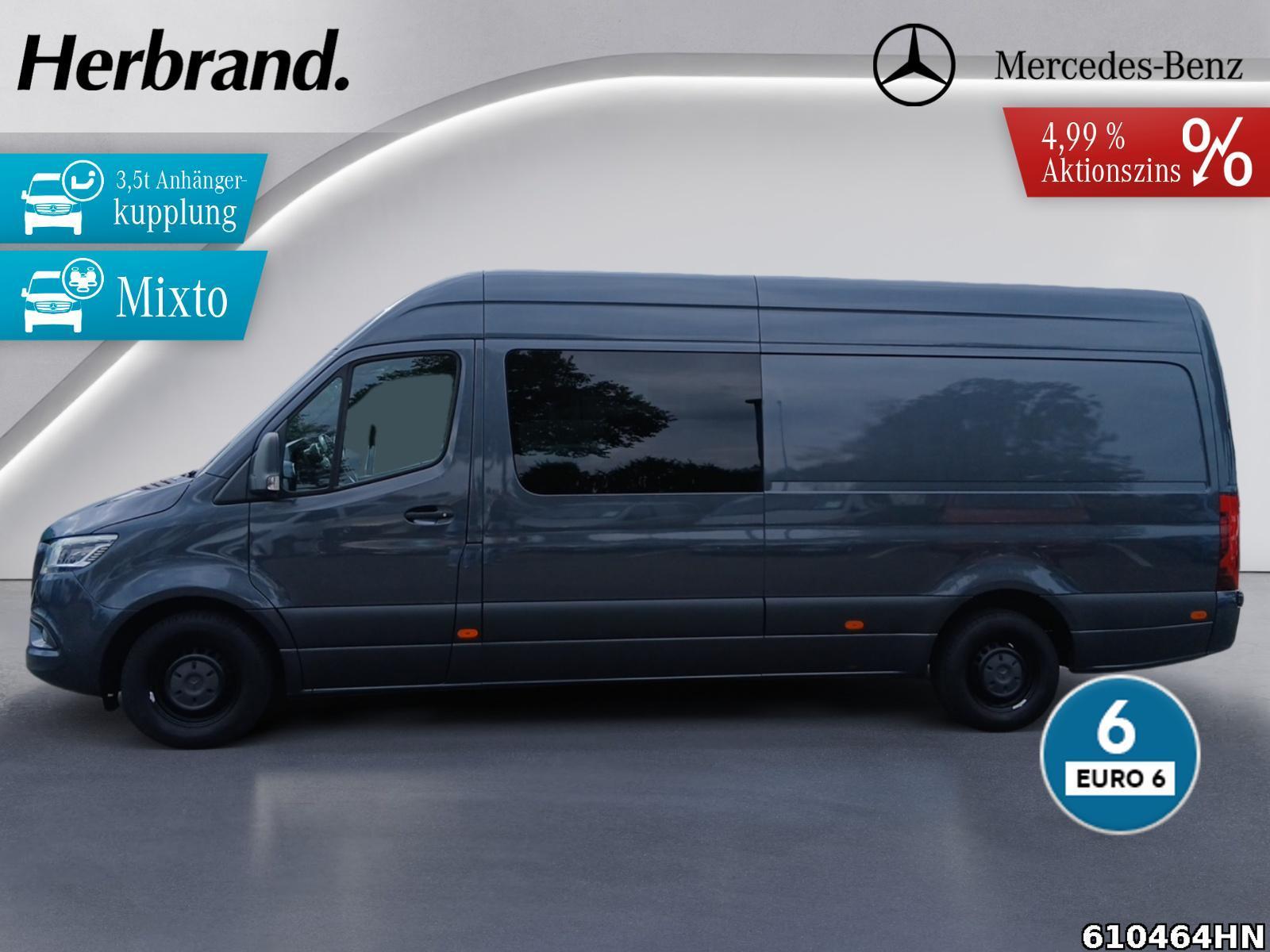 Fahrzeugabbildung Mercedes-Benz Sprinter 319 CDI 6 Zyl Mixto Mixto*7G*LED*Distro