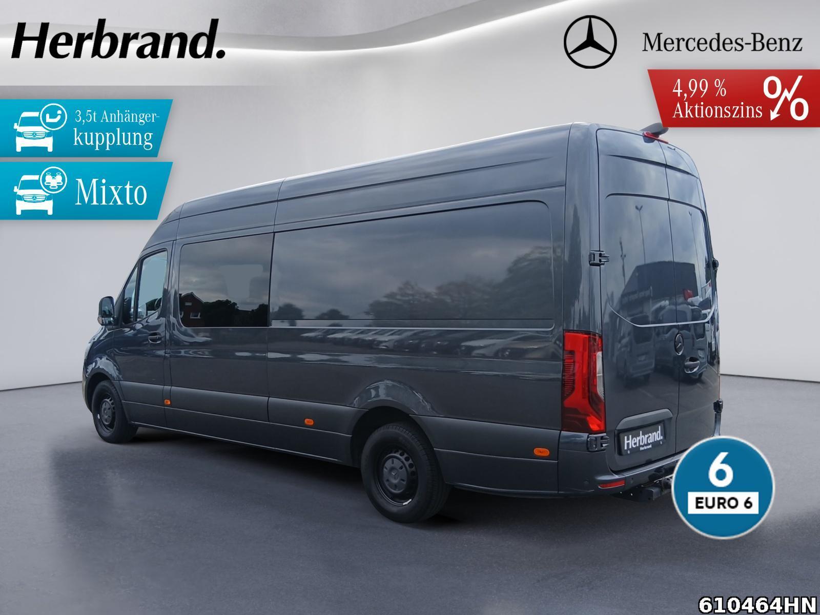 Fahrzeugabbildung Mercedes-Benz Sprinter 319 CDI 6 Zyl Mixto Mixto*7G*LED*Distro