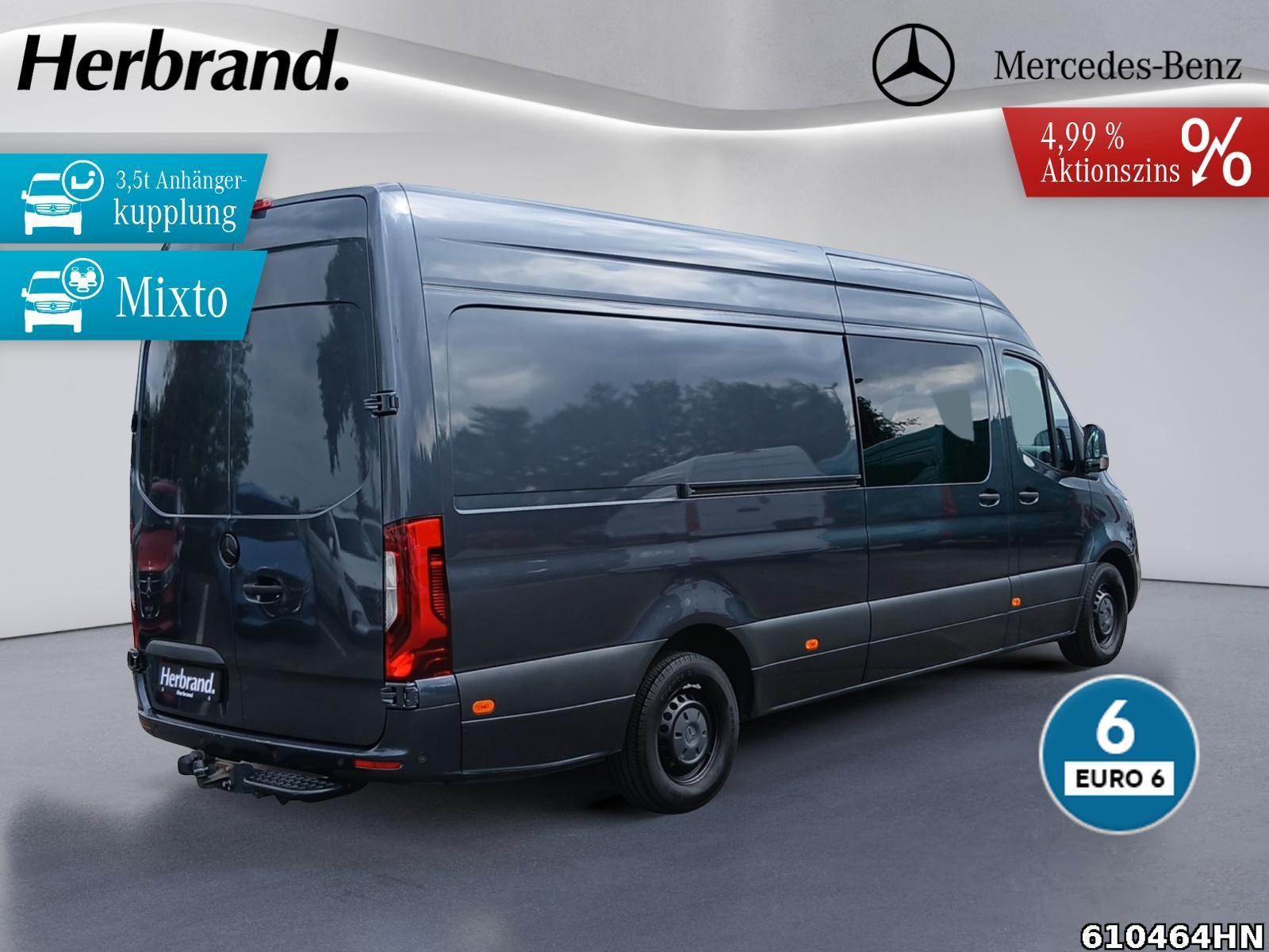 Fahrzeugabbildung Mercedes-Benz Sprinter 319 CDI 6 Zyl Mixto Mixto*7G*LED*Distro