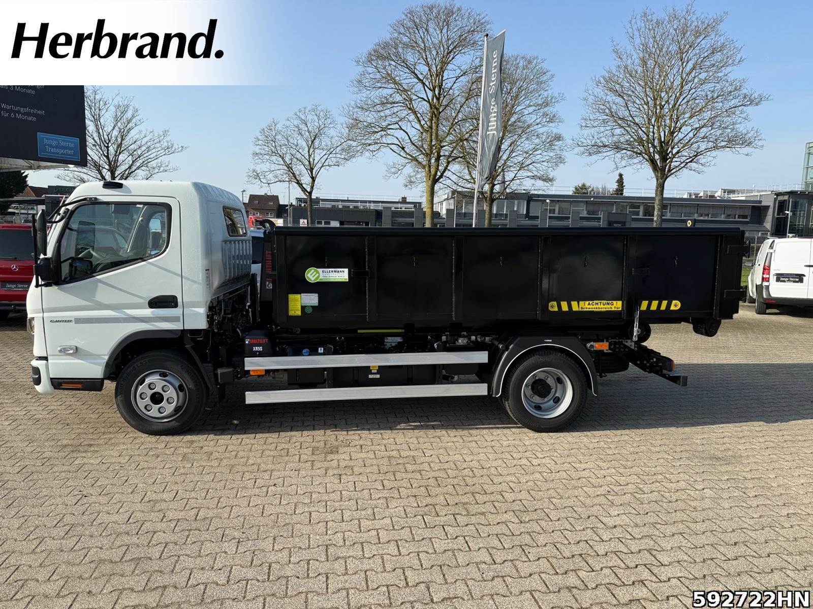 FUSO Canter 7C18 HIAB-Abrollkipper Vfhrzg.