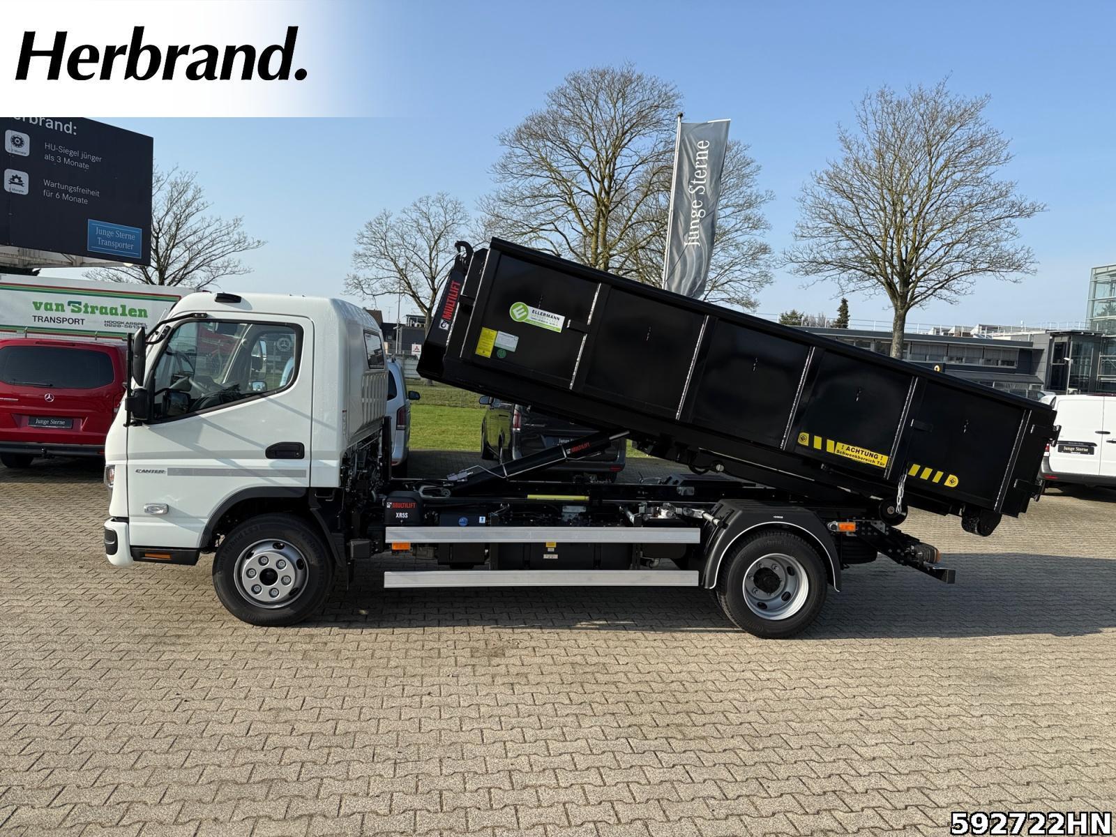 Fahrzeugabbildung FUSO Canter 7C18 HIAB-Abrollkipper Vfhrzg.