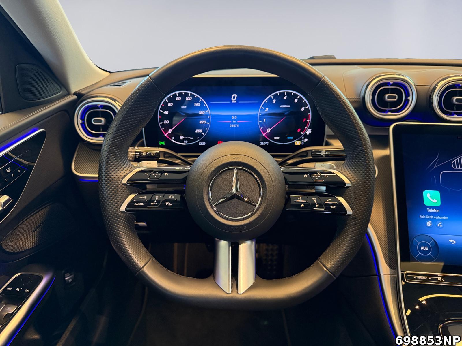 Fahrzeugabbildung Mercedes-Benz C 180 T AMG Pano AHK Night Ambiente Lenkradhzg.