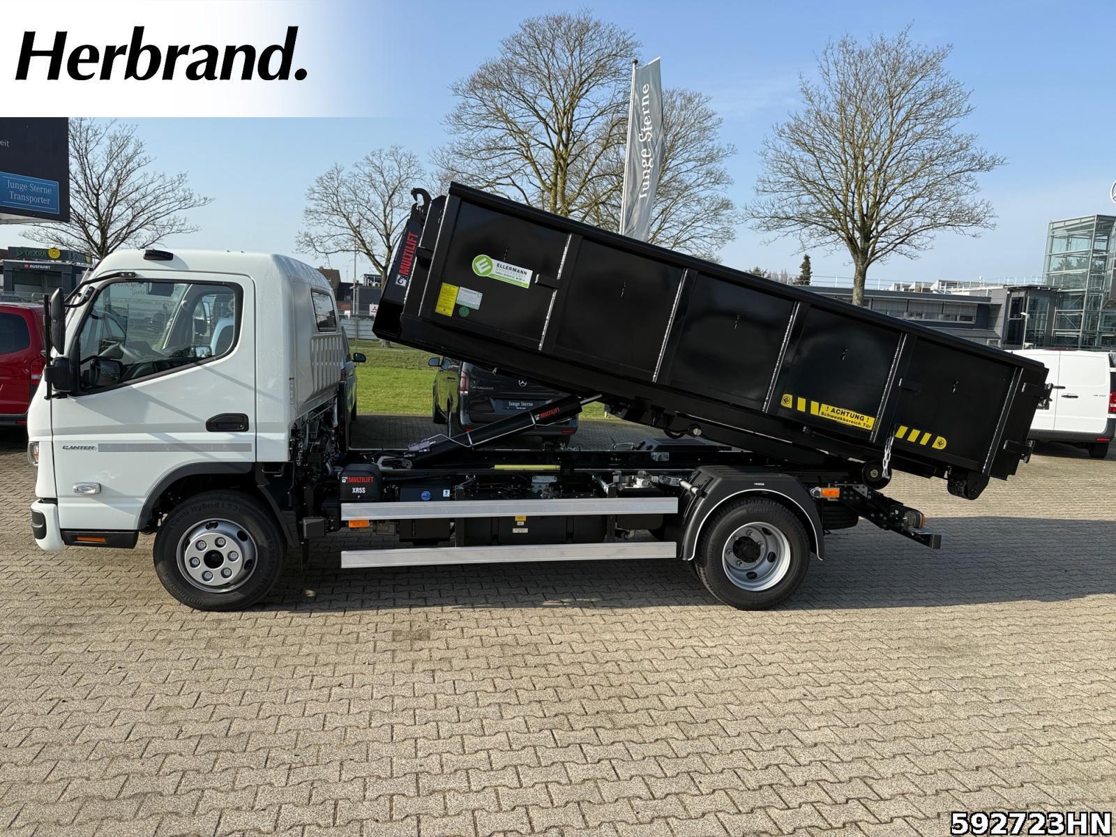 Fahrzeugabbildung FUSO Canter 7C18 HIAB Abrollkipper Vfhrzg.