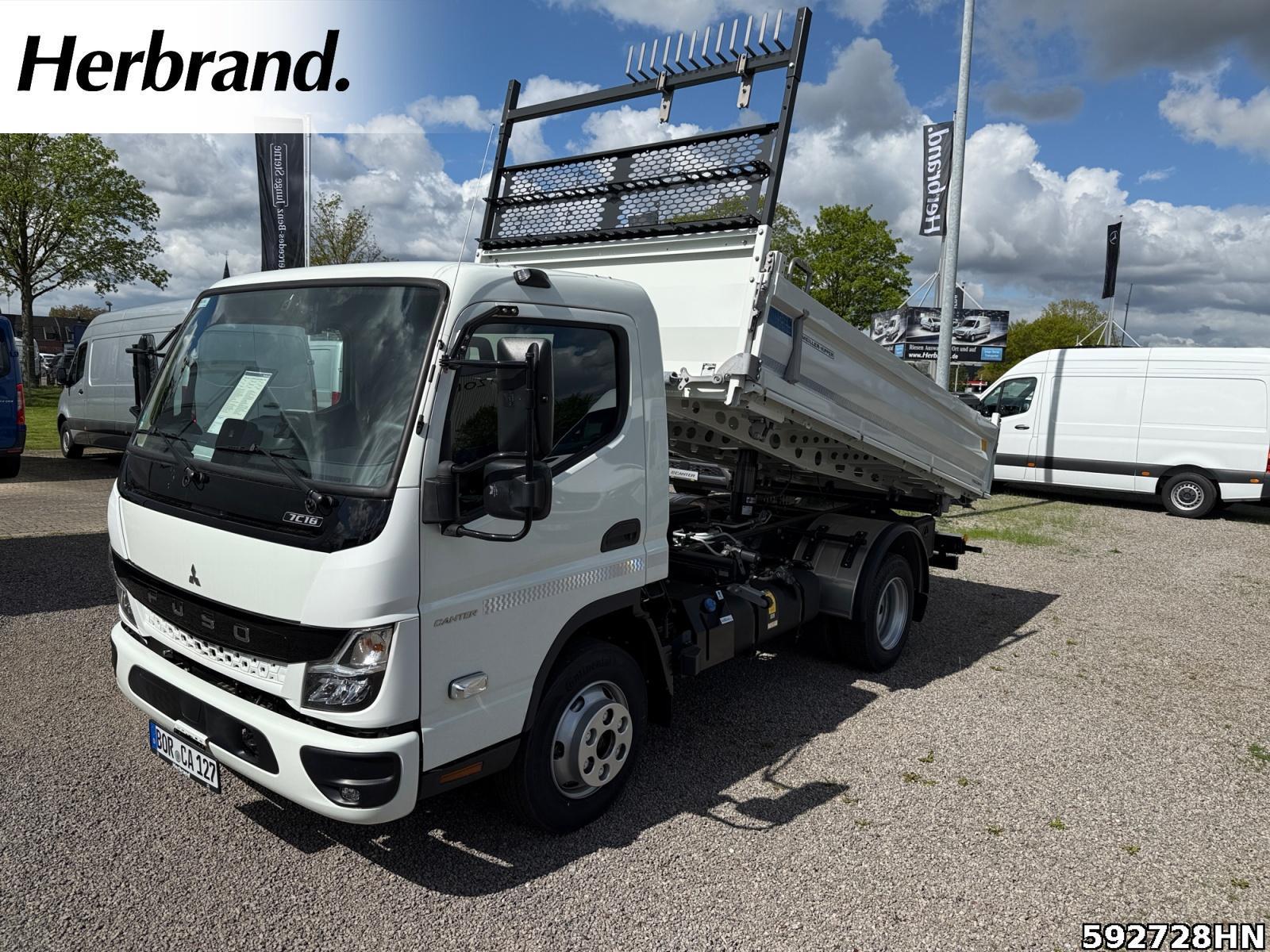 Fahrzeugabbildung FUSO Canter 7C18 Meiller-Trigenius-Kipper Vfhrzg.