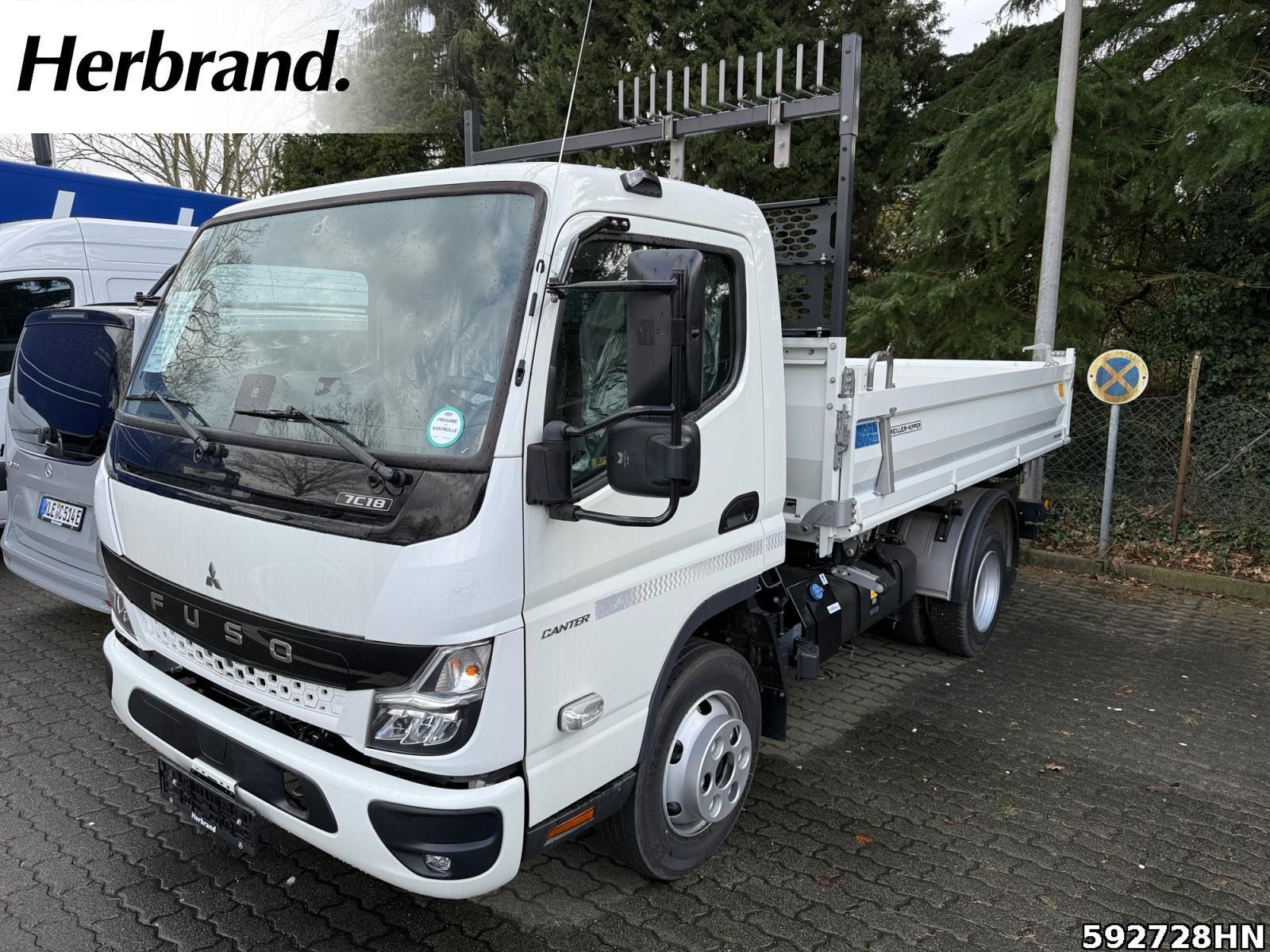 Fahrzeugabbildung FUSO Canter 7C18 Meiller-Trigenius-Kipper Vfhrzg.