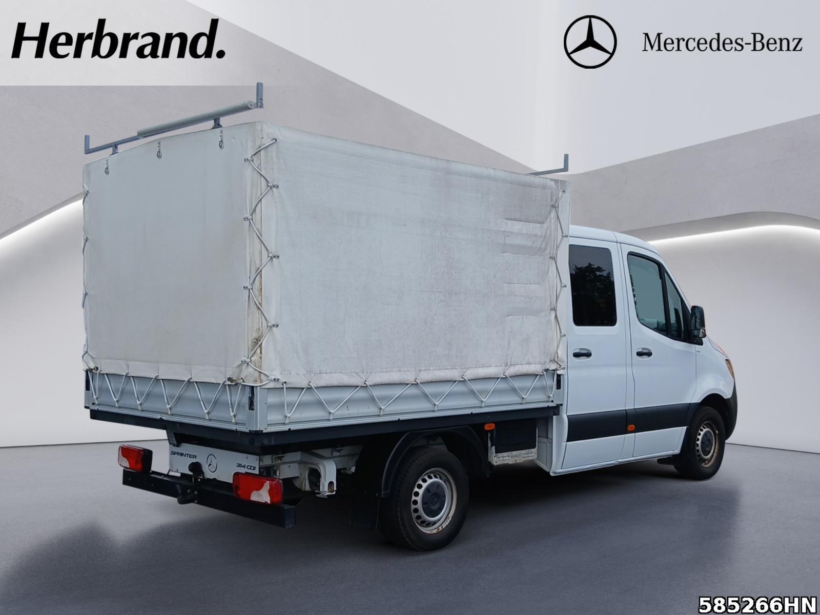 Fahrzeugabbildung Mercedes-Benz Sprinter 314 CDI DOKA Standh*AHK*MBUX*Navi*KLim