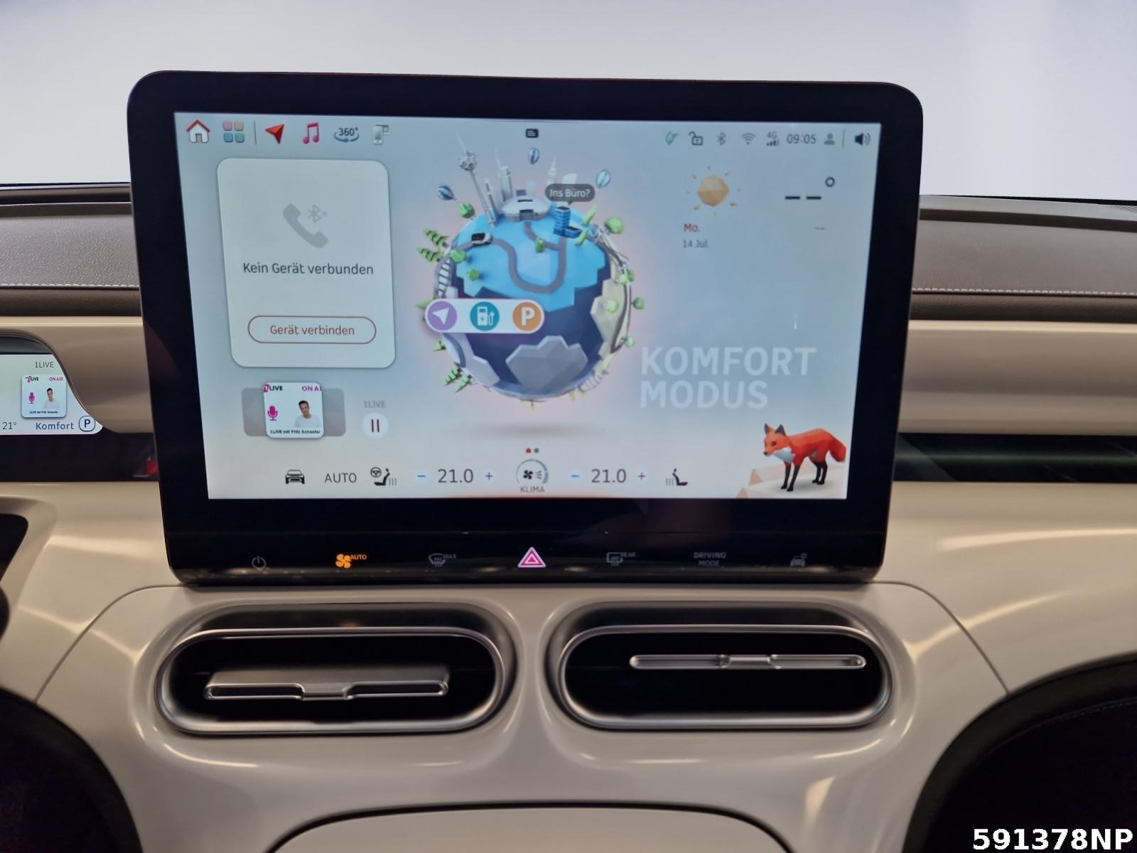Fahrzeugabbildung Smart ONE Pulse Panorama Ambiente Head-Up 360° Kamera