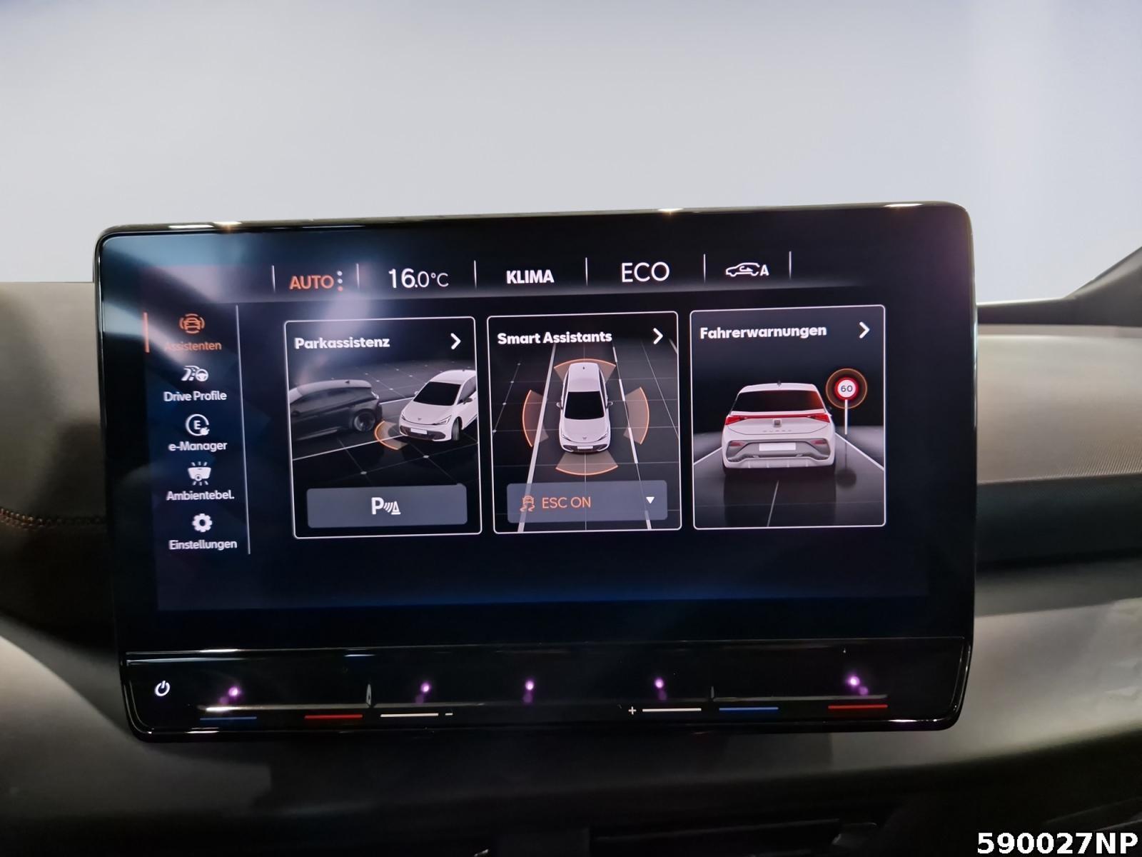 Fahrzeugabbildung CUPRA Ateca Born Lenkradheizung LED Wärmepumpe 19